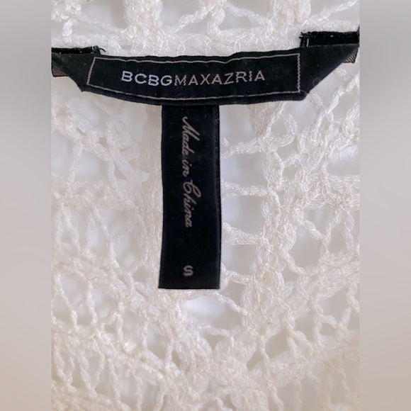 BCBGMaxAzria Crochet Mini Dress - Picture 3 of 4